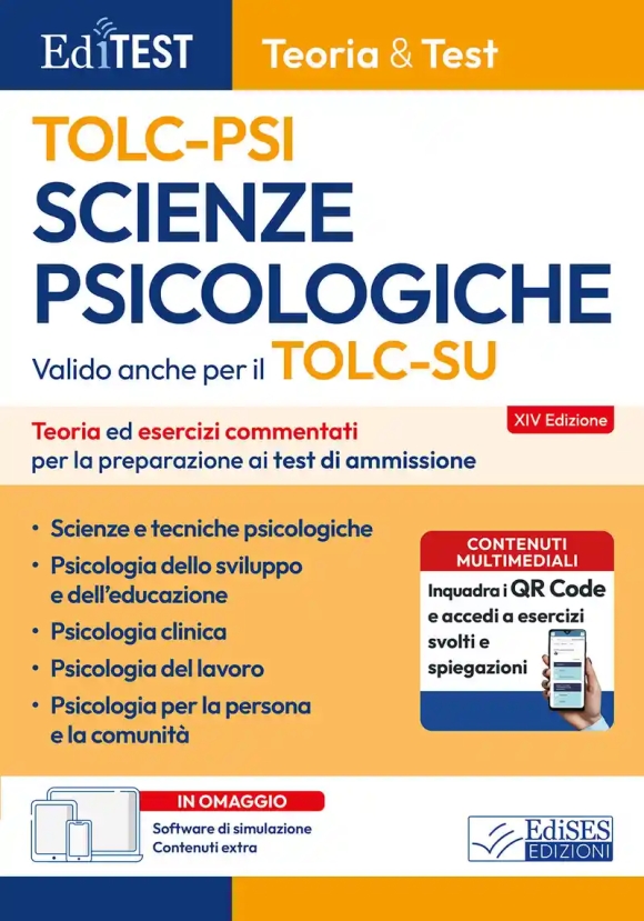 Scienze Psicologiche Tolc-psi - Teoria + Quiz