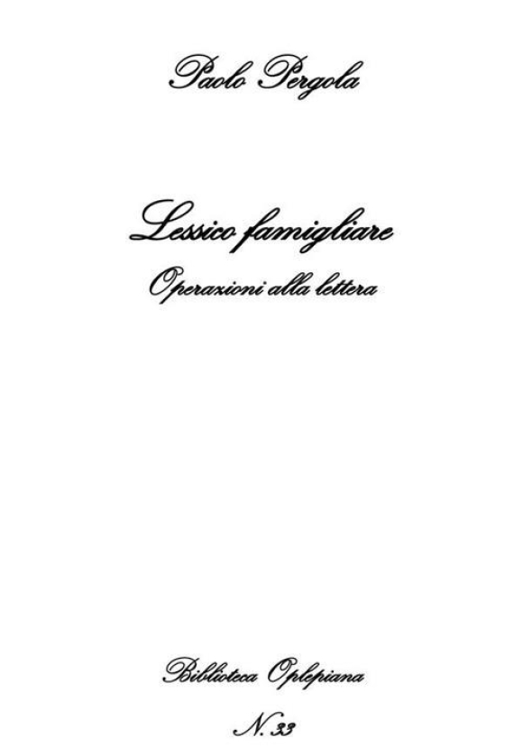 Lessico Familiare