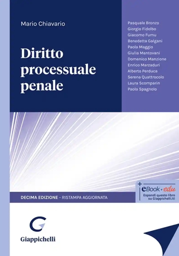 Diritto Processuale Penale 10ed. Agg.