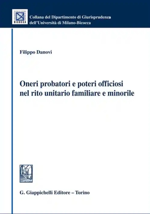 Oneri Probatori E Poteri Officiosi