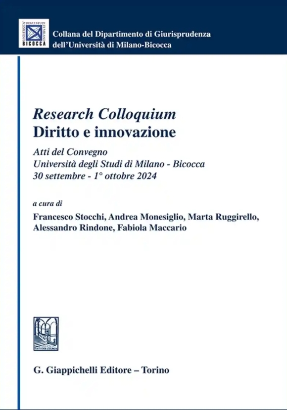 Research Colloquium Diritto Innovazione
