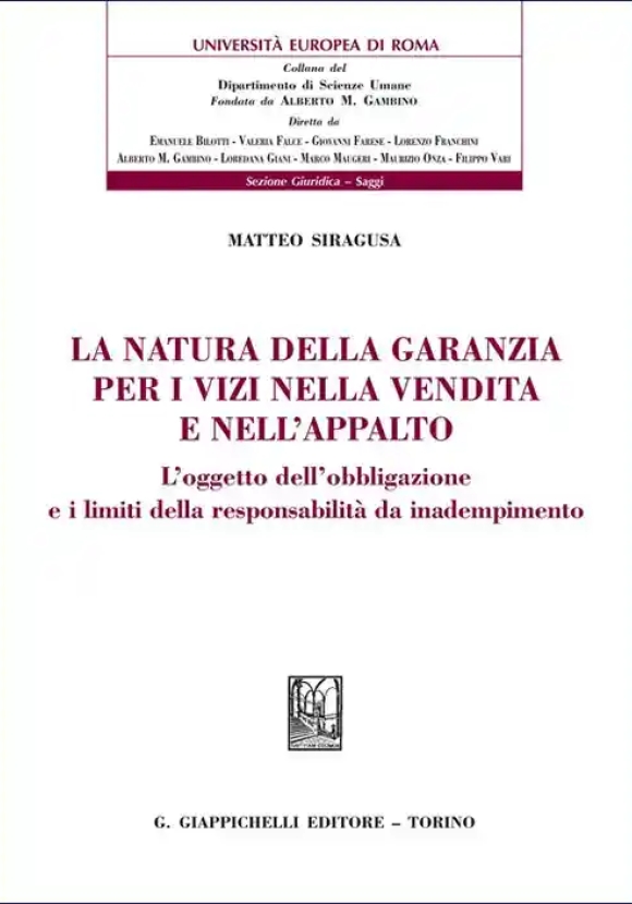 Garanzia Per Vizi Nella Vendita Appalto