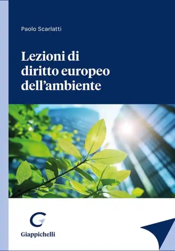 Lezioni Diritto Europeo Ambiente