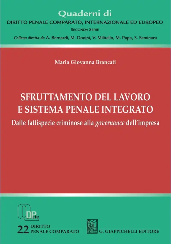 Sfruttamento Del Lavoro Sistema Penale