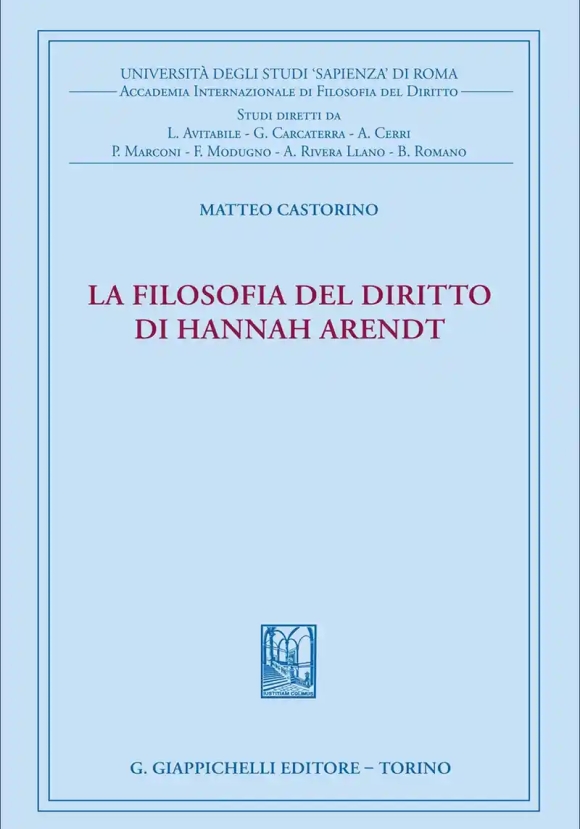 Filosofia Diritto Hanna Arendt