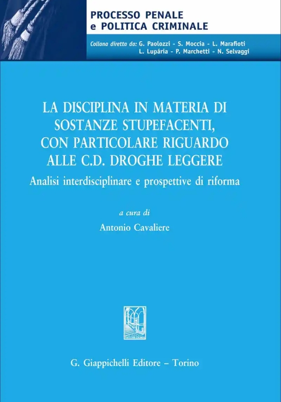Disciplina In Materia Sost.stupefacenti