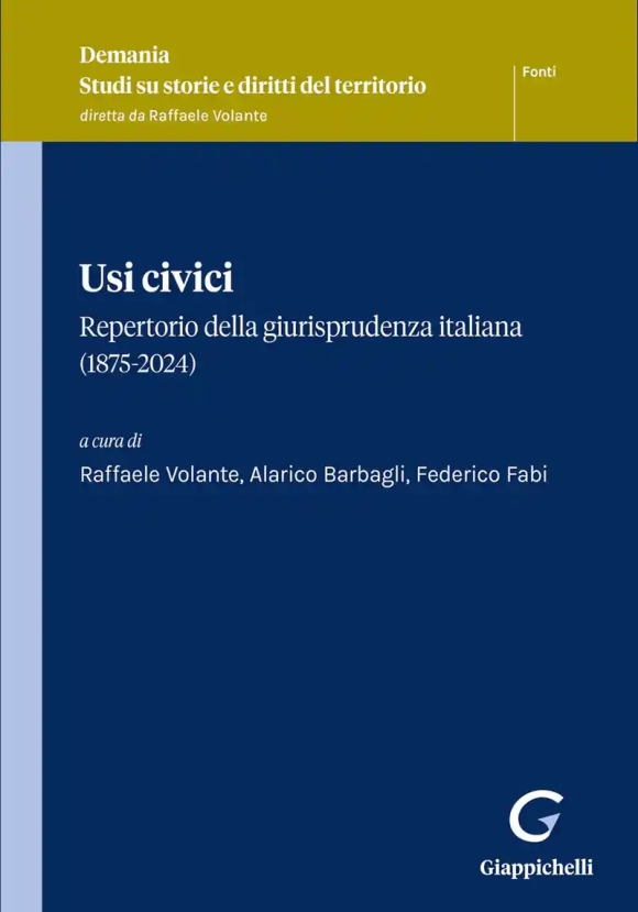 Usi Civici Repert.giurisprud.1875-2024