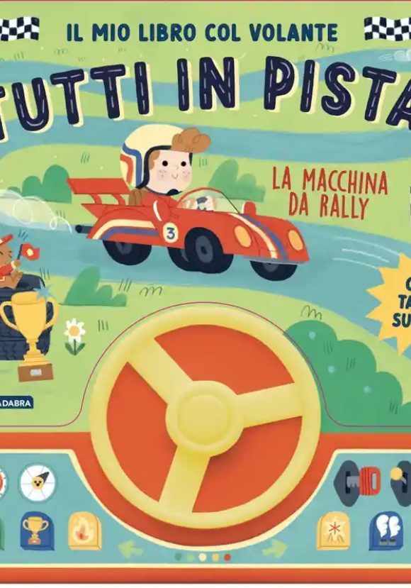 Il Mio Libro Col Volante Tutti In Pista! La Macchina Da Ra