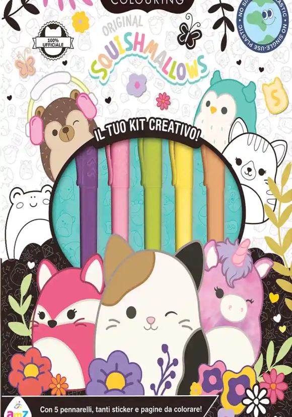 Squishmallows. Caleido Colouring. Il Tuo Kit Creativo