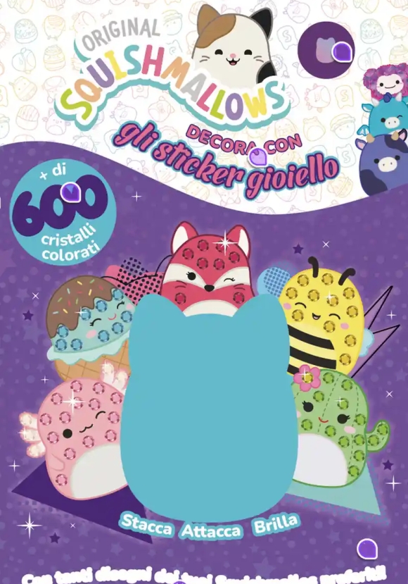 Squishmallows. Decora Con Gli Sticker Gioiello
