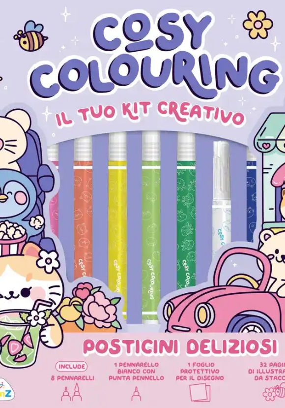 Posticini Deliziosi. Cosy Coloring - Con Pennarelli