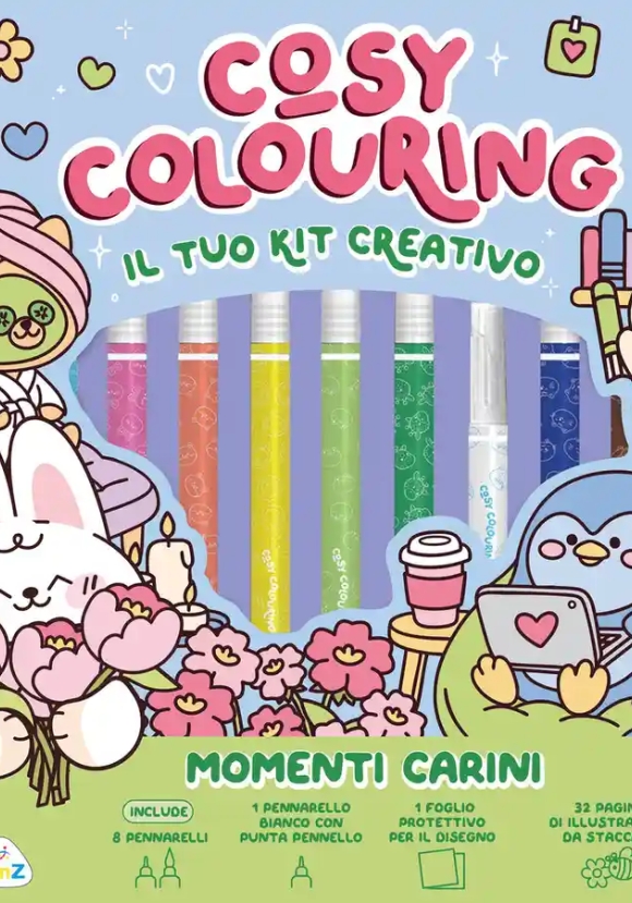 Momenti Carini. Cosy Coloring - Con Pennarelli