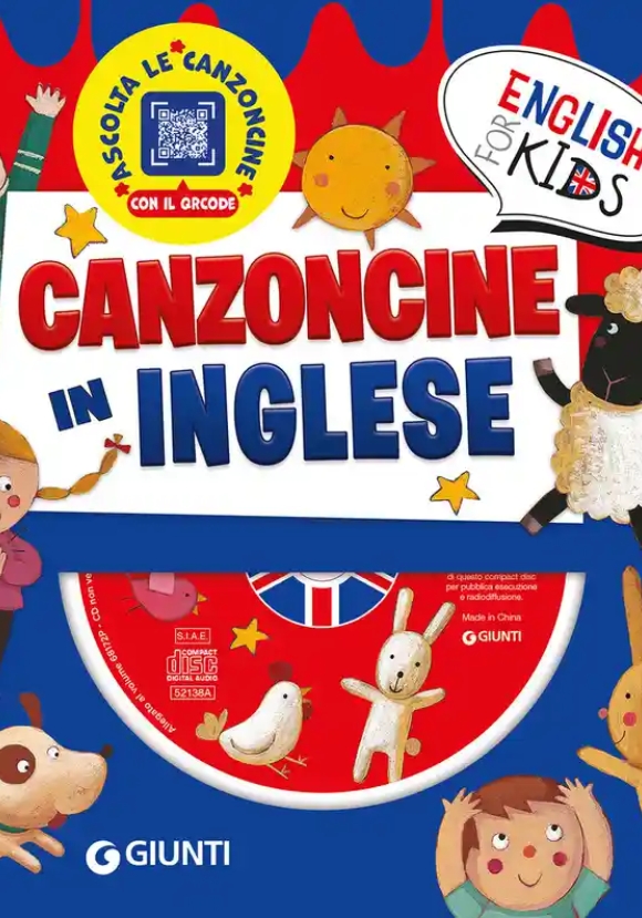 Canzoncine In Inglese (con Cd) Bollo Qrc
