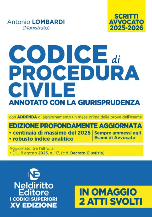 Codice Procedura Civile 202526 Avvocato