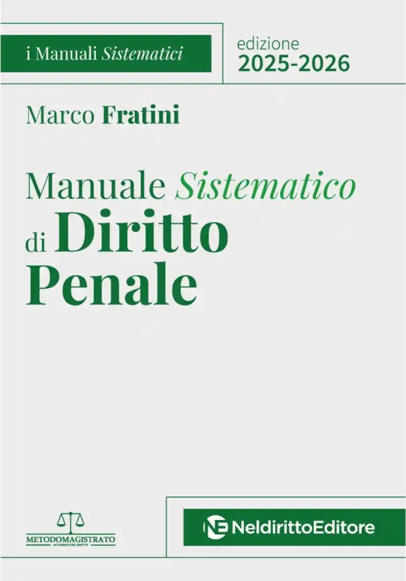 Manuale Sistematico - Diritto Penale Pg