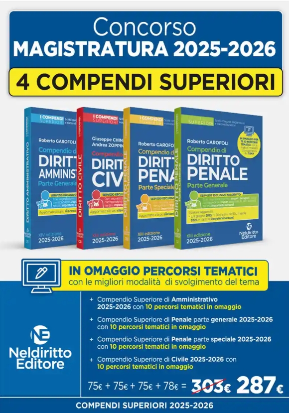 Kit 4v - Compendi Superiori 2025