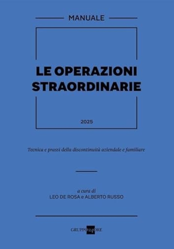 Manuale Operazioni Straordinarie 2025