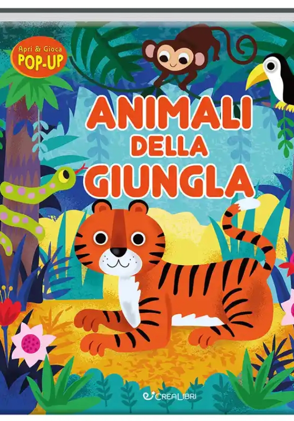 Apri E Gioca Pop-up Animali Giungla