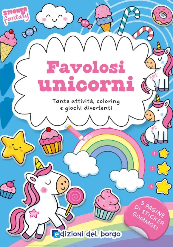 Favolosi Unicorni - Sticker Fantasy