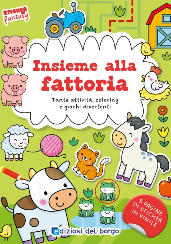 Insieme Alla Fattoria - Sticker Fantasy