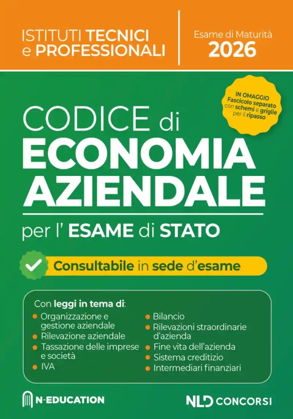 Codice Economia Aziendale 2026 Esame