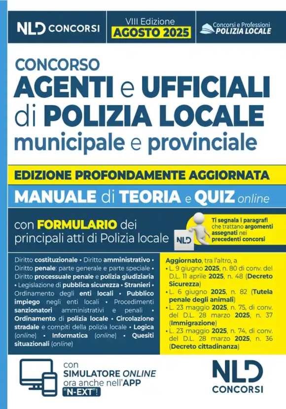 Agenti + Ufficiali Polizia Locale - Manuale