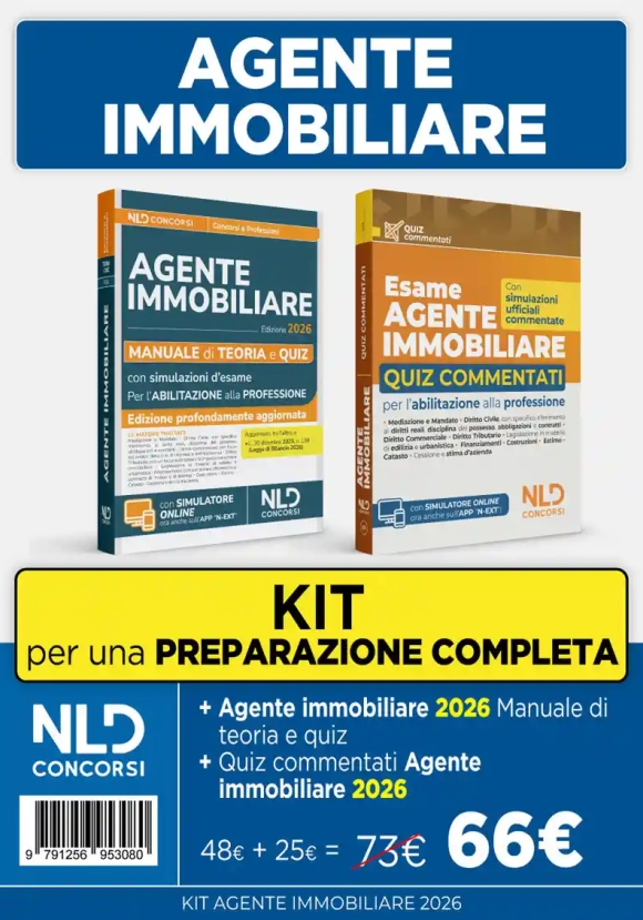 Kit 2v - Agente Immobiliare - Teoria + Quiz