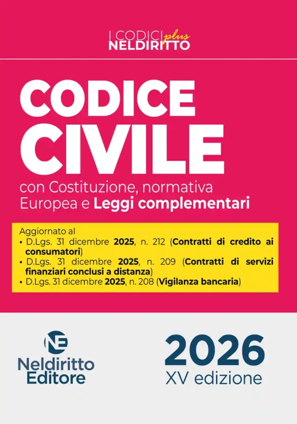 Codice Civile Plus 2026 15ed.