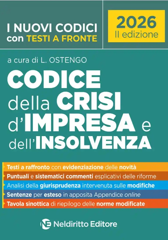 Codice Crisi D'impresa 2026 2ed.