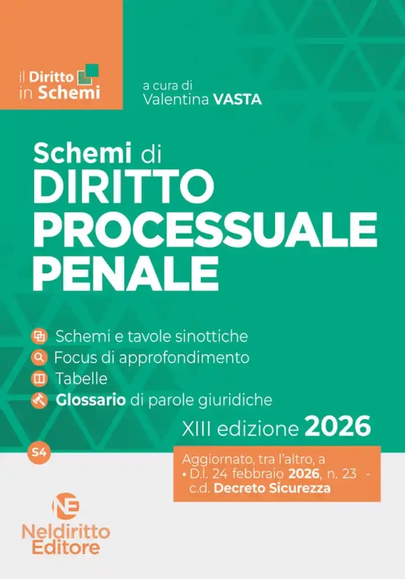 Schemi - Diritto Processuale Penale 13ed