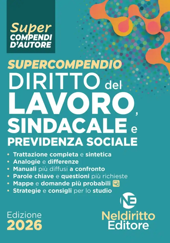 Supercompendio Diritto Lavoro 2026