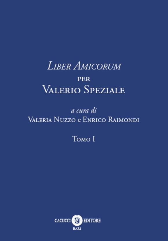 Liber Amicorum Per V.speziale 2tomi