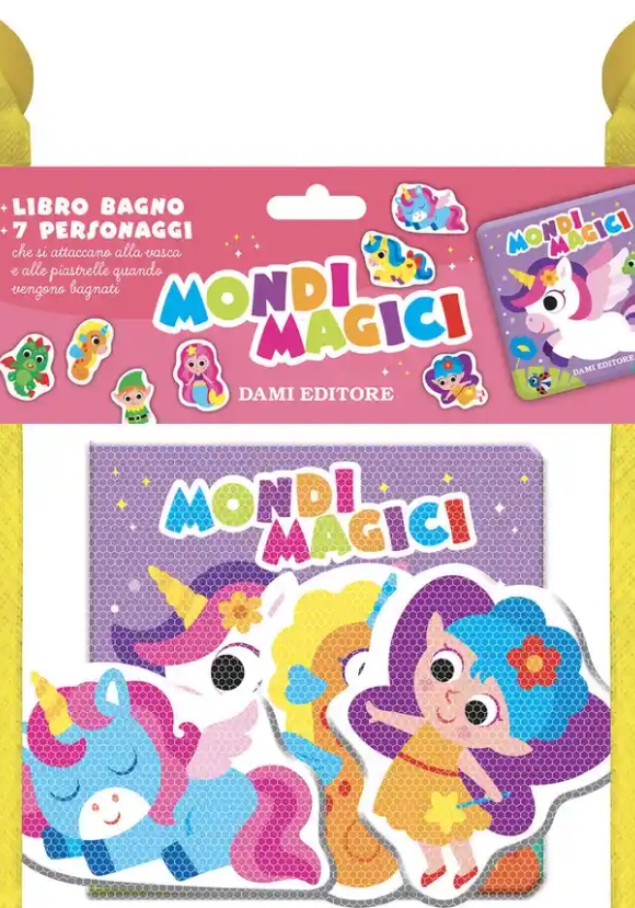 Mondi Magici. Libri Bagno. Ediz. Illustrata. Con 7 Sagome Di Personaggi