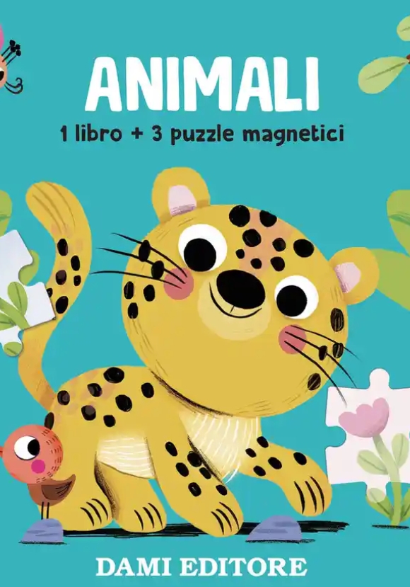 Animali. Libri Con Puzzle Magnetici. Ediz. A Colori. Con 3 Puzzle