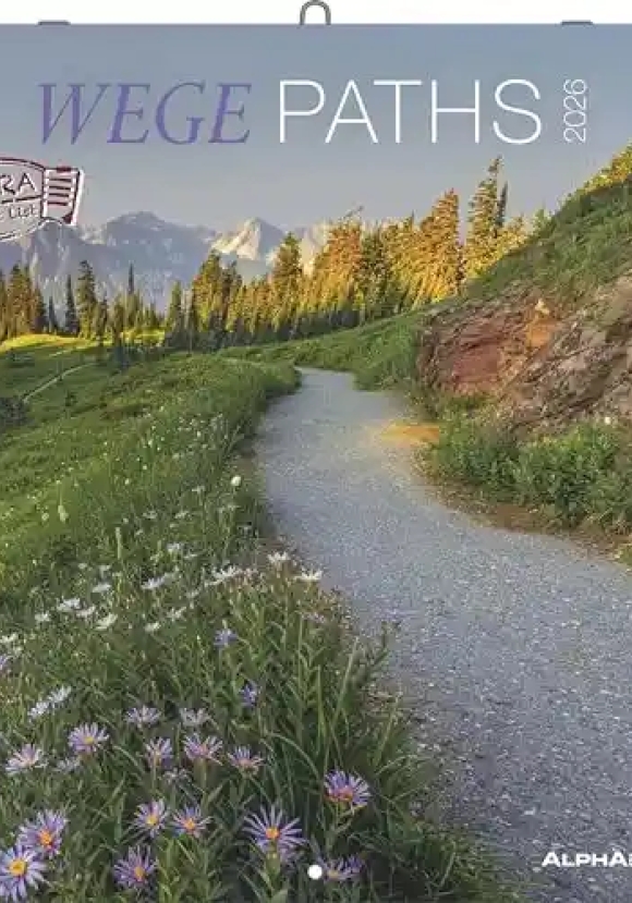 Calendario 2026 Paths Cm 30x30