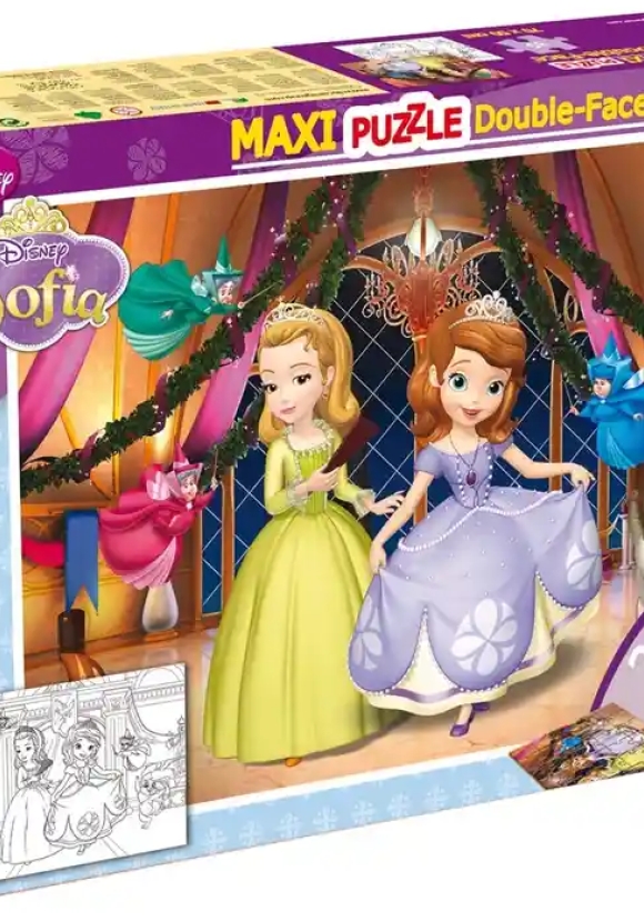 Sofia La Principessa - Puzzle Double-face Supermaxi 35 Pz