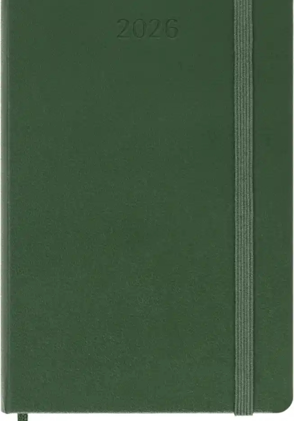 12m Daily Pocket Myrtle Green Hard Cover