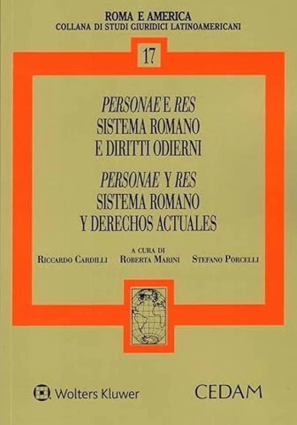 Personae E Res Sistema Romano E Diritti Odierni