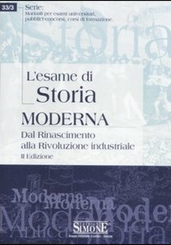 33/3 L'esame Di Storia Moderna