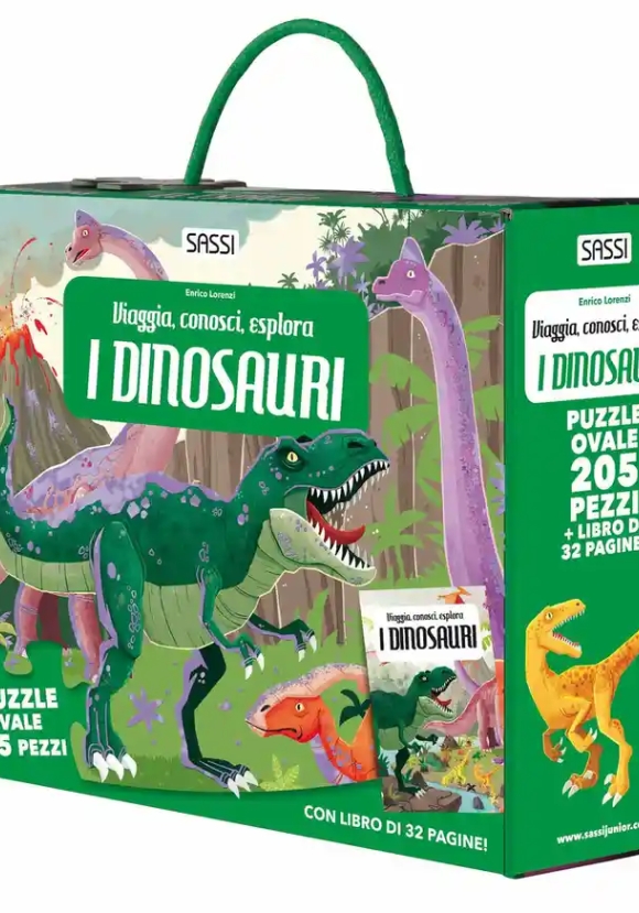 Dinosauri. Viaggia, Conosci, Esplora. Ediz. A Colori. Con Puzzle (i)