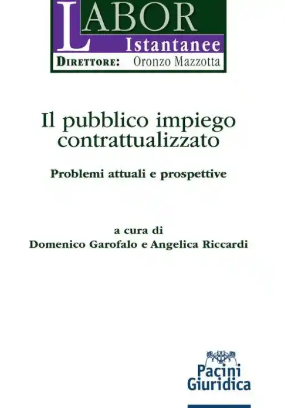 Il Pubblico Impiego Contrattualizzato