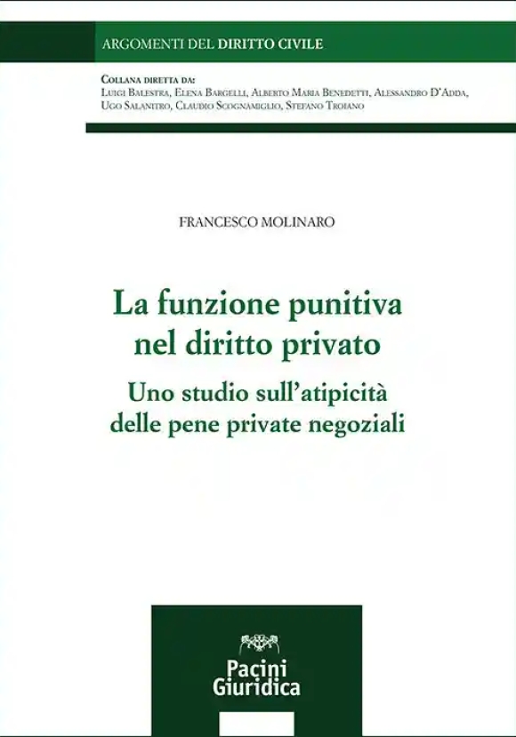 Funzione Punitiva Diritto Privato