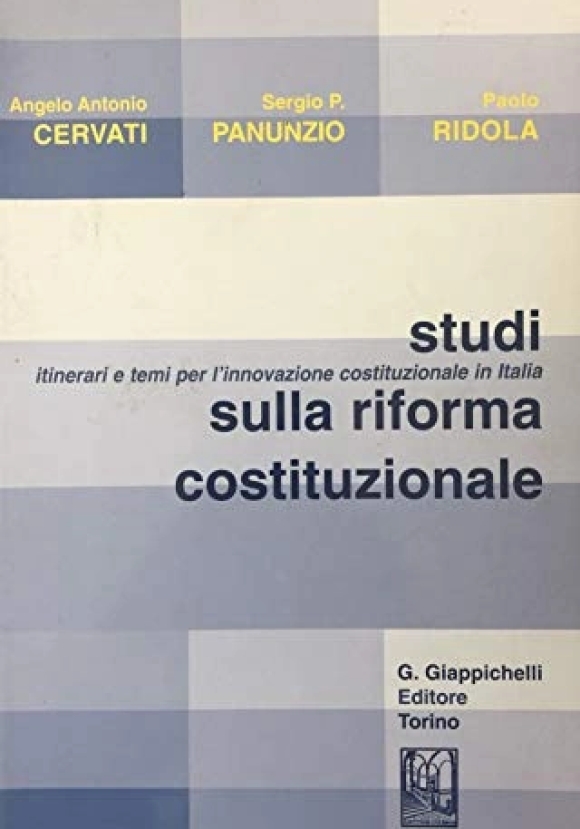 Studi Sulla Riforma Costituzionale