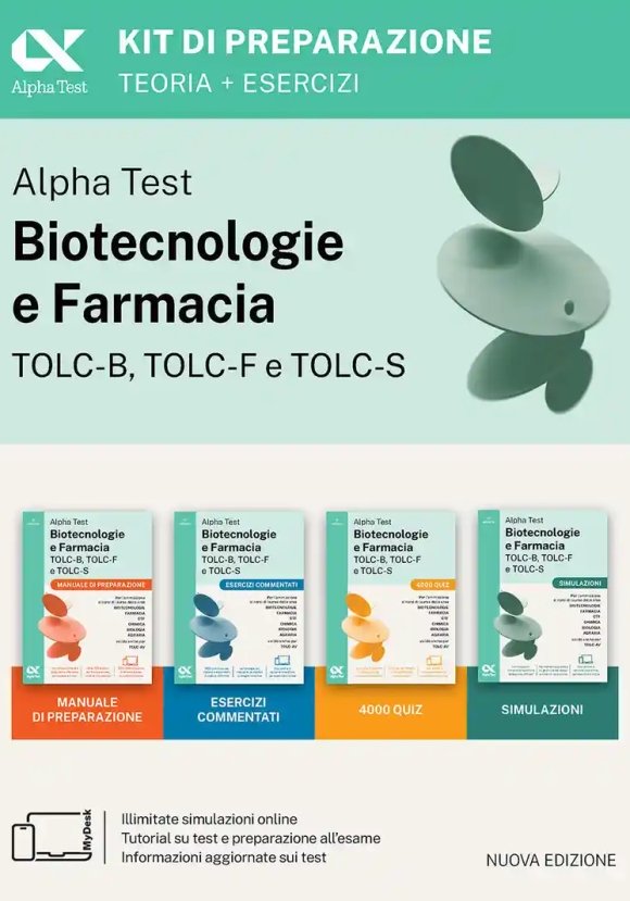 Biotecnologia E Farmacia Tolc - B/f/s - Kit 4v Di Preparazione