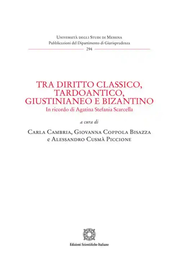 Tra Diritto Classico Tardoanti