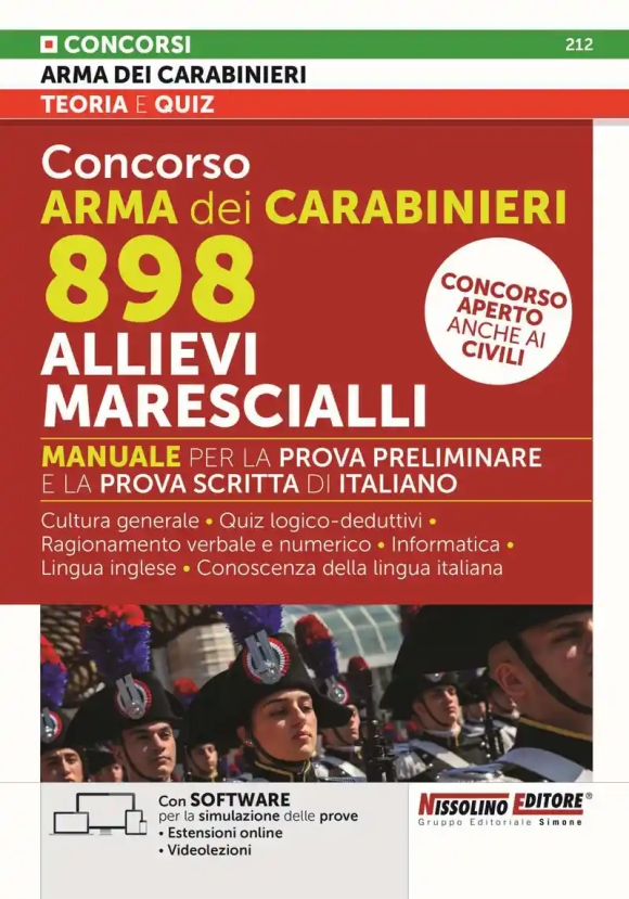 898 Allievi Marescialli Arma Carabinieri