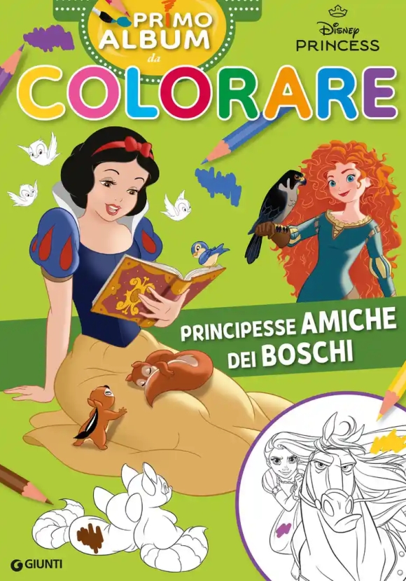 Principesse Dei Boschi. Primo Album Da Colorare