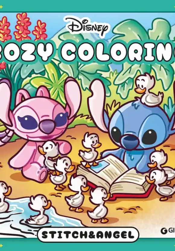 Stitch & Angel. Cozy Coloring