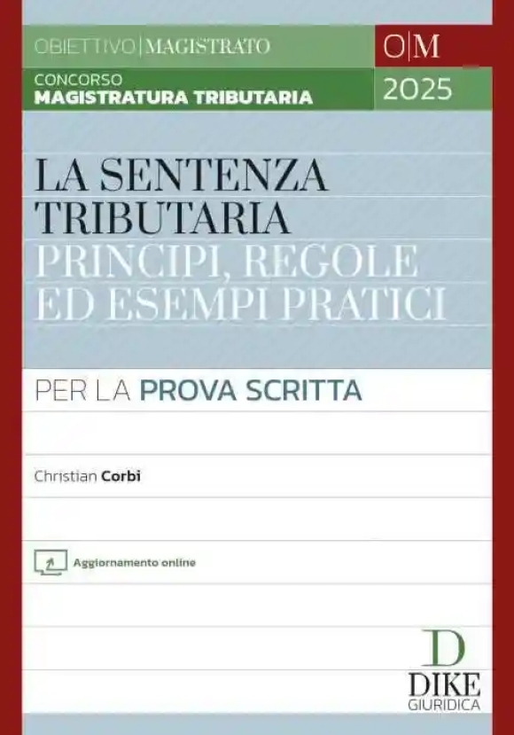 Sentenza Tributaria Per Prova Scritta