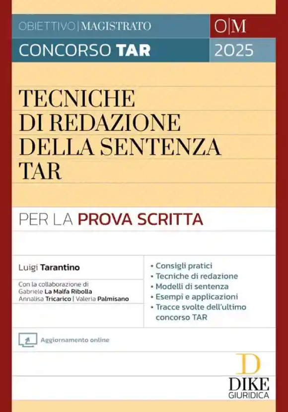 Tecniche Redazione Sentenza Tar Pr.scrit